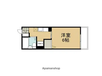 プチハウス松ヶ崎(1K/1階)の間取り写真