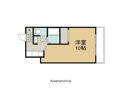 ACメゾン紫野(1K/3階)の間取り写真
