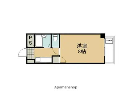 スペース華(ワンルーム/3階)の間取り写真