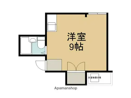 スチュディオエトレ88(ワンルーム/1階)の間取り写真