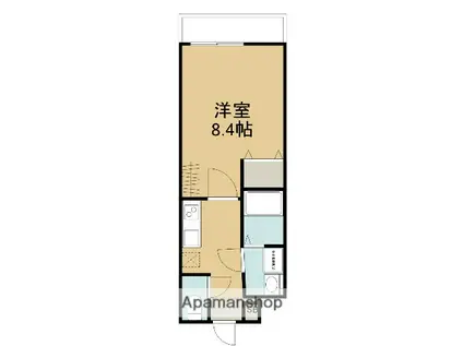 FELIZESTUDIO(1K/3階)の間取り写真