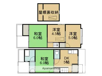 上賀茂葵之森町(4K)の間取り写真