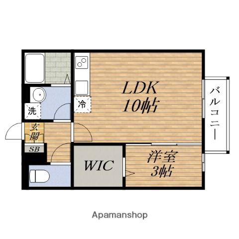 エミネンス ESAKA(1LDK/2階)の間取り写真
