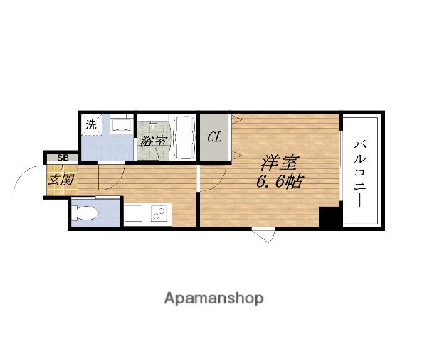 アリビオESAKA垂水町(1K/2階)の間取り写真