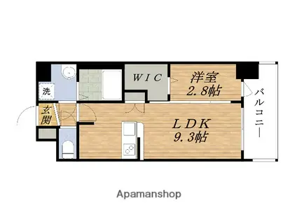 セレニテ新大阪プリエ(1LDK/5階)の間取り写真