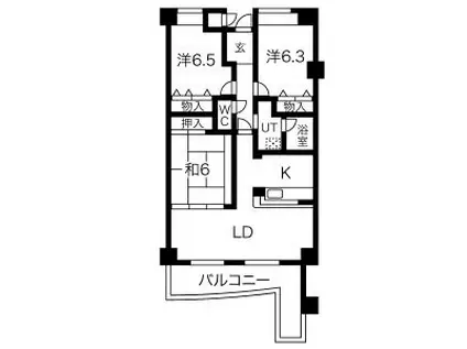 セレッソ(3LDK/2階)の間取り写真