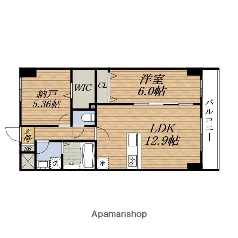 GROOVE TOYONAKA RESIDENCE(2LDK/3階)の間取り写真
