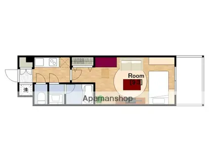 LA DOUCEUR心斎橋(1K/10階)の間取り写真