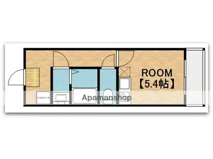 パーフェクトライフ九条(ワンルーム/9階)の間取り写真