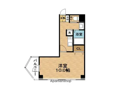 YU-KI ANNEX(1K/5階)の間取り写真