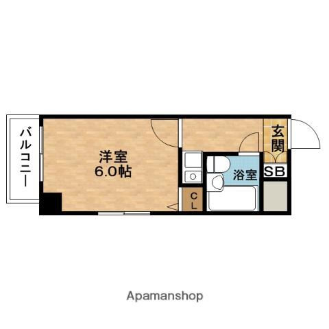 ACUERDO大淀(1K/7階)の間取り写真