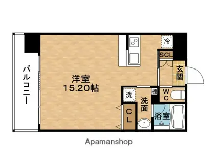 PREGIO海老江(ワンルーム/11階)の間取り写真