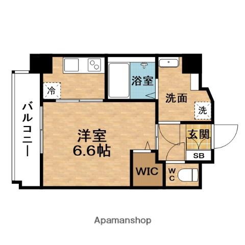MIRAGEPALACE北梅田(1K/7階)の間取り写真