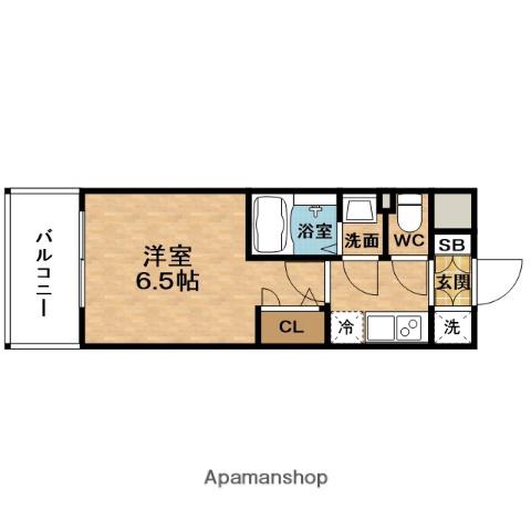 FIRSTFIORE十三エリオ(1K/11階)の間取り写真