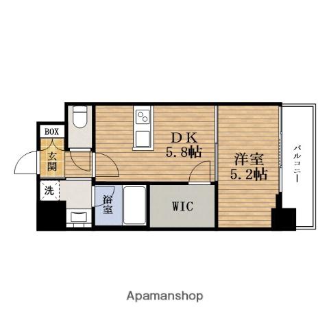 ヴィーナスIMAZATO (1DK/3階)の間取り写真