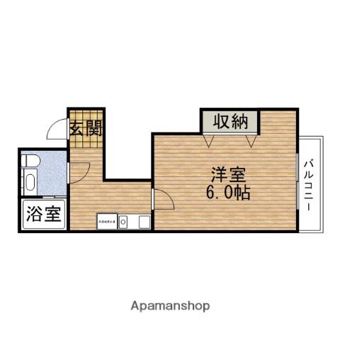MISTRALE本町ウエスト(1K/10階)の間取り写真