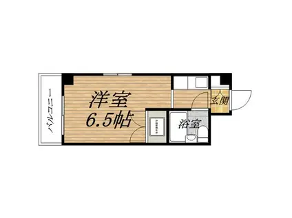 メゾン内久宝寺(1K/7階)の間取り写真