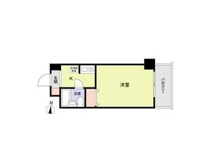 レジデンス関目(1K/5階)の間取り写真