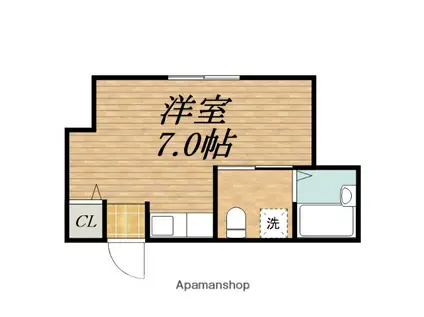 SK島之内ビル(ワンルーム/2階)の間取り写真