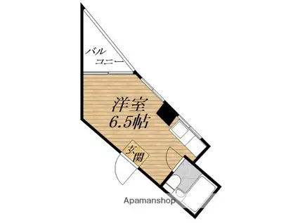 プラス九条(1K/5階)の間取り写真