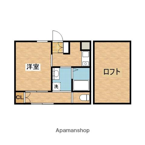 パロス江坂垂水町(1K)の間取り写真
