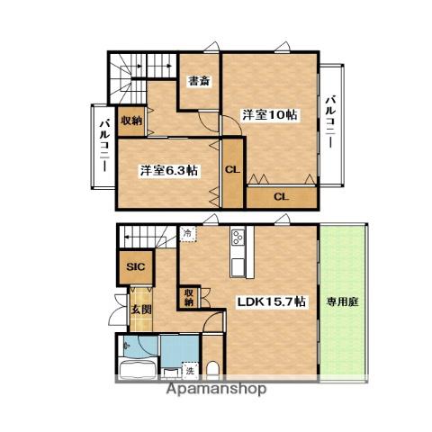 ナンノ第27号館(2LDK)の間取り写真