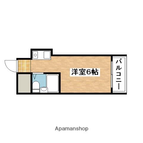 フェリス山手(ワンルーム/3階)の間取り写真