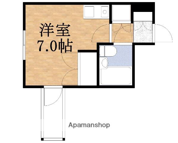 FORUM都島内代駅前(ワンルーム/7階)の間取り写真