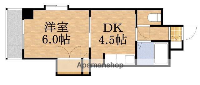 SENBAYASHIグランドハイツ北(1DK/4階)の間取り写真