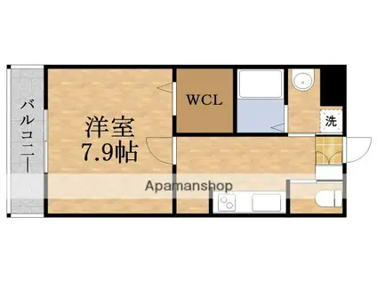 AGIO大宮(1K/1階)の間取り写真