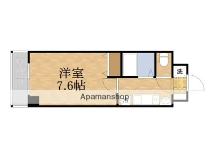 Mプラザ蒲生四駅前(1K/7階)の間取り写真