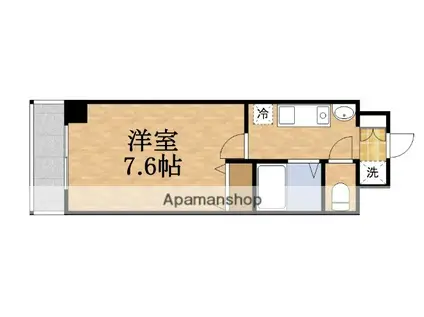 Mプラザ蒲生四駅前(1K/4階)の間取り写真