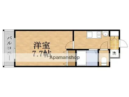 Mプラザ蒲生四駅前(1K/9階)の間取り写真