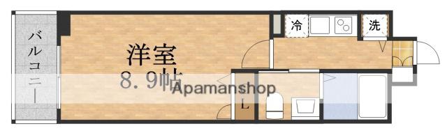 RESIDENCE京橋スクエア(1K/4階)の間取り写真