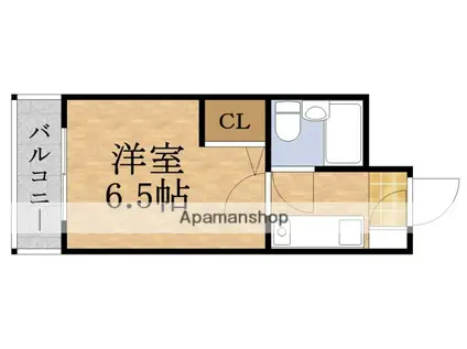 ホーユウコンフォルト都島(1K/7階)の間取り写真