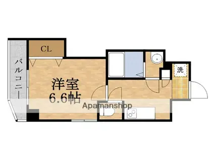 ラグゼ都島北1(1K/5階)の間取り写真