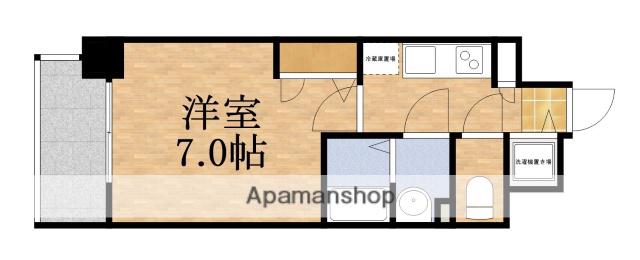 ESLEAD大阪城(1K/4階)の間取り写真