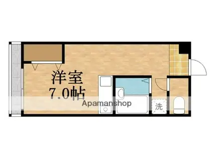 アリタマンション京橋(ワンルーム/2階)の間取り写真