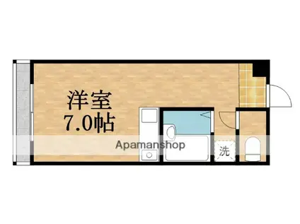 アリタマンション京橋(ワンルーム/4階)の間取り写真