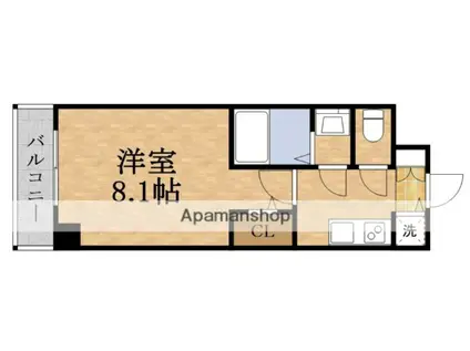 S-RESIDENCE 都島(1K/9階)の間取り写真