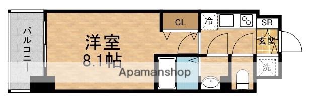 ラドゥセール都島高倉町(1K/7階)の間取り写真