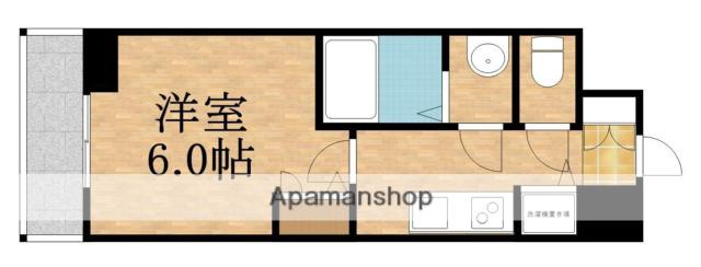 ESLEAD京橋グレイス(1K/5階)の間取り写真