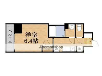 プレサンス桜ノ宮イーサリアル(1K/6階)の間取り写真