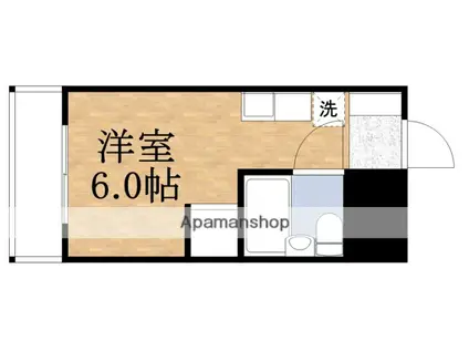 グレースハイツ野江(ワンルーム/2階)の間取り写真