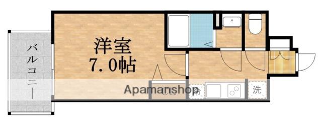 RESIOSE大阪城公園(1K/3階)の間取り写真