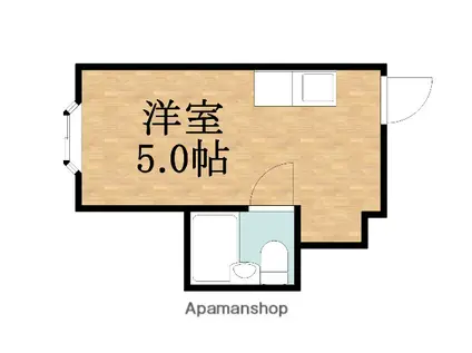 ラパンジール都島(ワンルーム/8階)の間取り写真