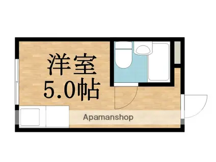 ラパンジール都島(ワンルーム/4階)の間取り写真