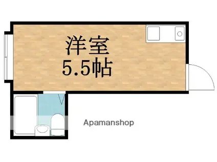 ジオナ野江(ワンルーム/1階)の間取り写真