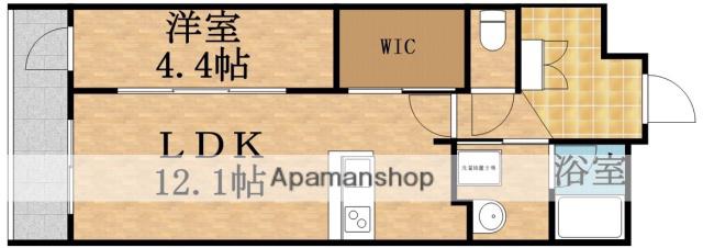 GEO TOWER OSAKA JUSO(1LDK/5階)の間取り写真
