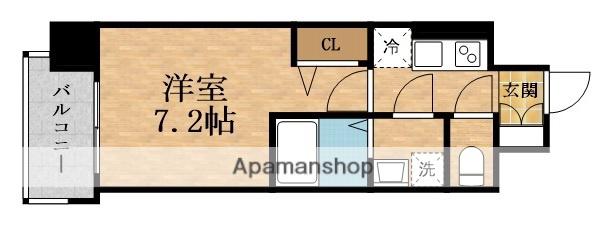 ATTIRANT NISHIMIKUNI(1K/8階)の間取り写真
